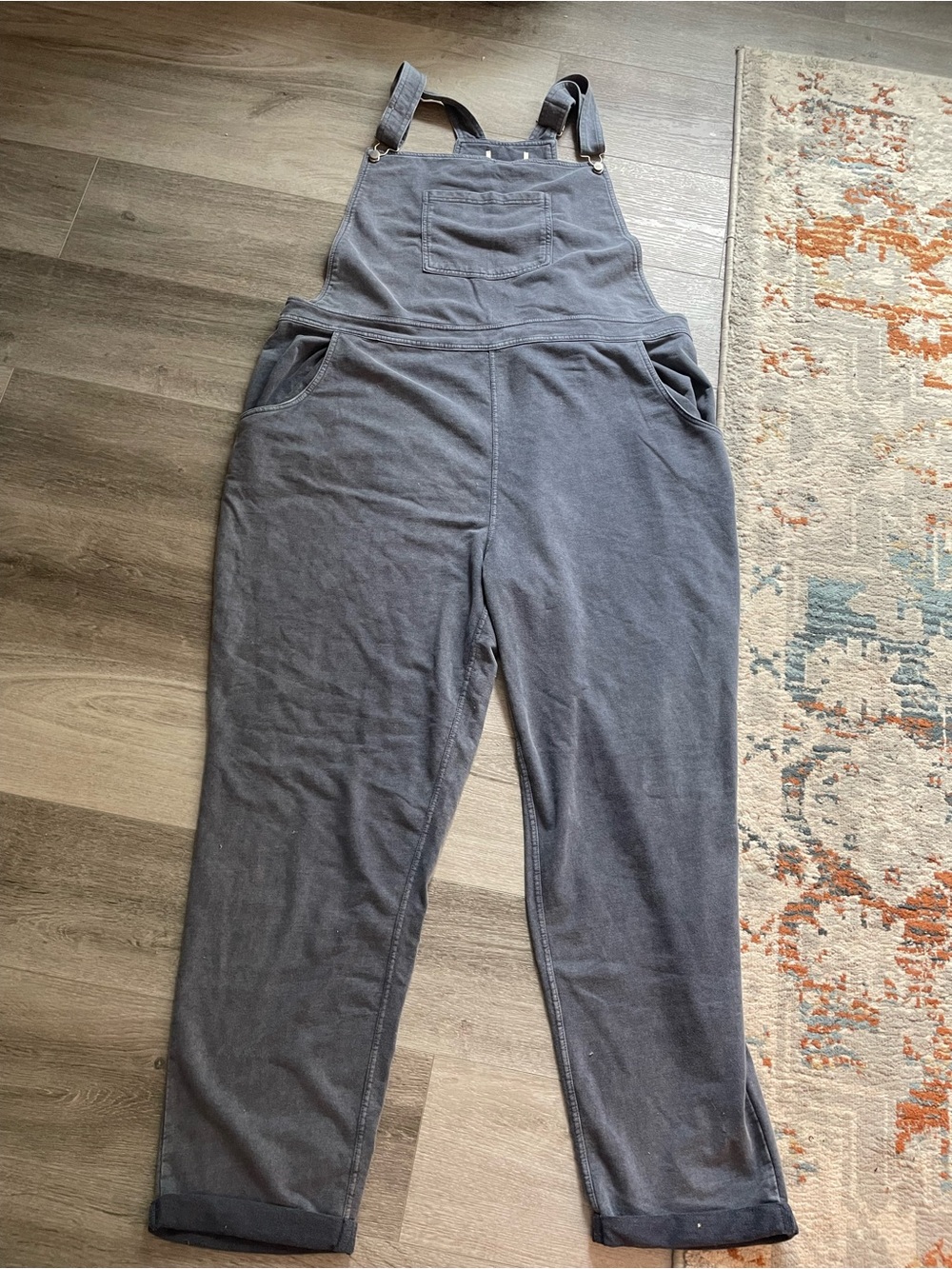 Thread & supply soft grey overalls